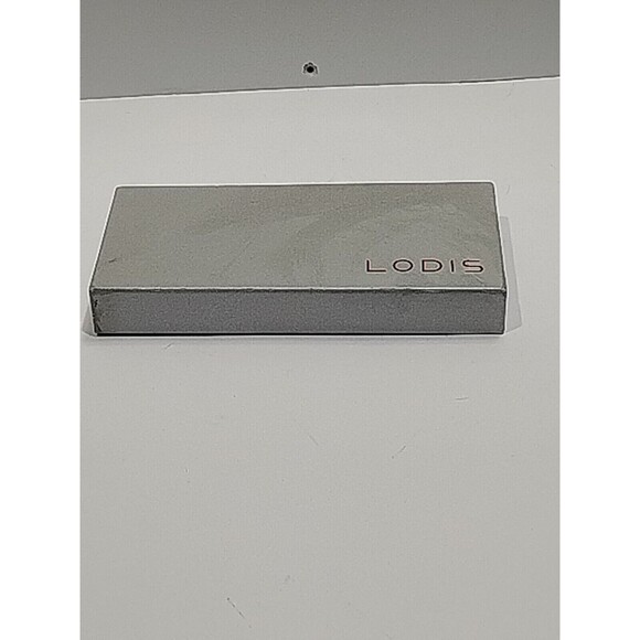 LODIS Slim 8 Credit Card Stacker Wallet Case w Zipper Pocket Black Leather NIB - Picture 6 of 6